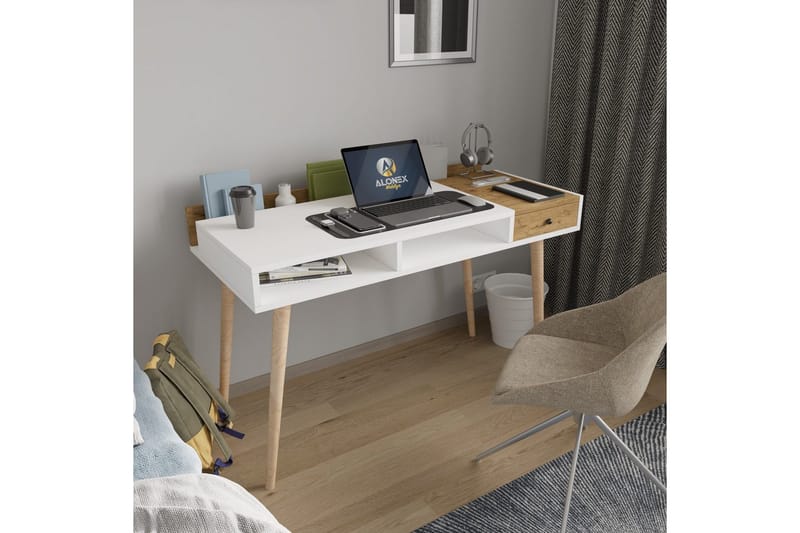 Miraen Skrivbord 53x120 cm - Vit - Möbler - Bord & matgrupp - Kontorsbord - Skrivbord