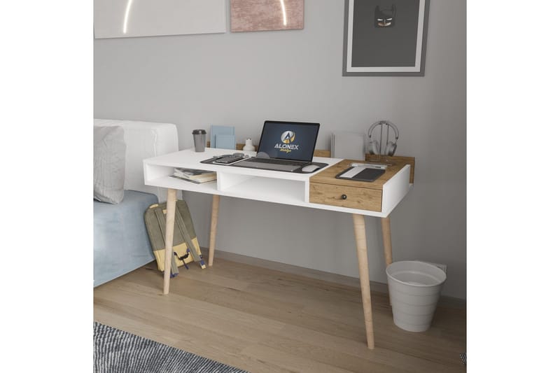 Miraen Skrivbord 53x120 cm - Vit - Möbler - Bord & matgrupp - Kontorsbord - Skrivbord