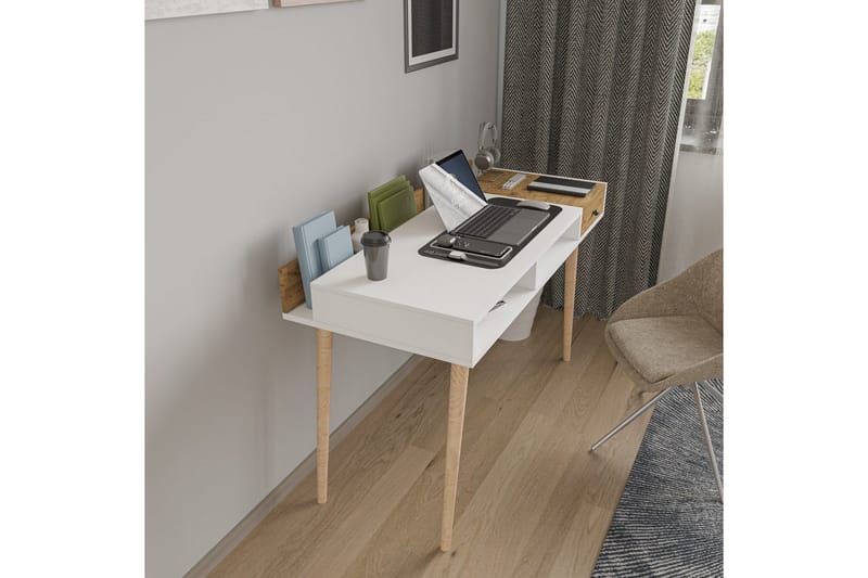 Miraen Skrivbord 53x120 cm - Vit - Möbler - Bord & matgrupp - Kontorsbord - Skrivbord
