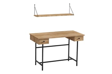 Mirric Skrivbord 60x120 cm - Ek/Svart - Möbler - Bord & matgrupp - Kontorsbord - Skrivbord