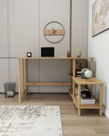 Morina Skrivbord 125 cm - Ek - Möbler - Bord & matgrupp - Kontorsbord - Skrivbord