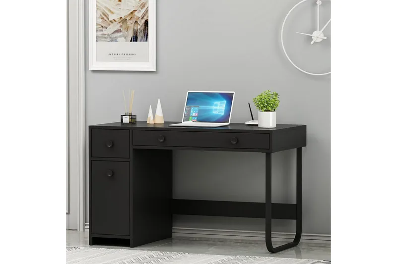 Neric Skrivbord 60x120 cm - Svart - Möbler - Bord & matgrupp - Kontorsbord - Skrivbord