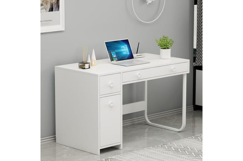 Neric Skrivbord 60x120 cm - Vit - Möbler - Bord & matgrupp - Kontorsbord - Skrivbord