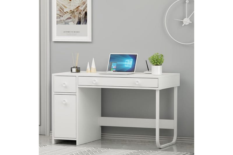Neric Skrivbord 60x120 cm - Vit - Möbler - Bord & matgrupp - Kontorsbord - Skrivbord
