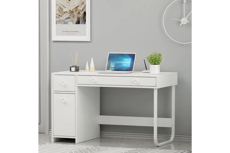 Neric Skrivbord 60x120 cm - Vit - Möbler - Bord & matgrupp - Kontorsbord - Skrivbord