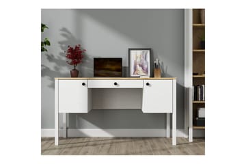Omryn Skrivbord 60x132 cm - Natur/Vit - Möbler - Bord & matgrupp - Kontorsbord - Skrivbord
