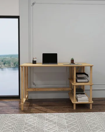 Rorina Skrivbord 125 cm - Ek - Möbler - Bord & matgrupp - Kontorsbord - Skrivbord