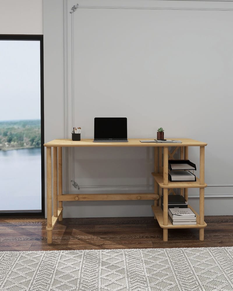 Rorina Skrivbord 125 cm - Ek - Möbler - Bord & matgrupp - Kontorsbord - Skrivbord