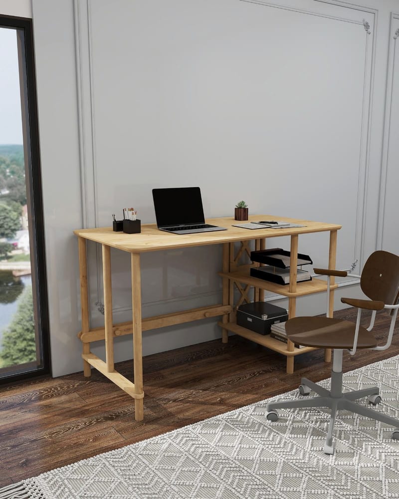 Rorina Skrivbord 125 cm - Ek - Möbler - Bord & matgrupp - Kontorsbord - Skrivbord
