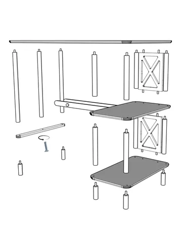 Rorina Skrivbord 125 cm - Ek - Möbler - Bord & matgrupp - Kontorsbord - Skrivbord
