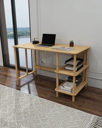 Rorina Skrivbord 125 cm - Ek - Möbler - Bord & matgrupp - Kontorsbord - Skrivbord