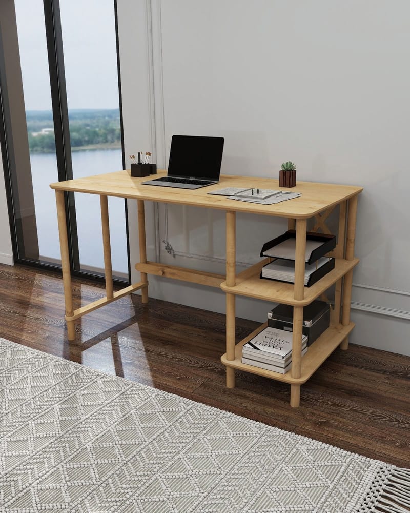 Rorina Skrivbord 125 cm - Ek - Möbler - Bord & matgrupp - Kontorsbord - Skrivbord