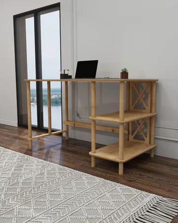 Rorina Skrivbord 125 cm - Ek - Möbler - Bord & matgrupp - Kontorsbord - Skrivbord