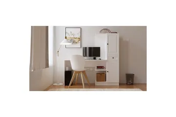 Salor Skrivbord 40x120 cm - Vit - Möbler - Bord & matgrupp - Kontorsbord - Skrivbord