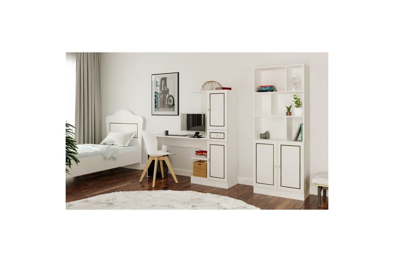 Salor Skrivbord 40x120 cm - Vit - Möbler - Bord & matgrupp - Kontorsbord - Skrivbord