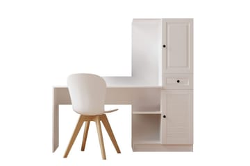 Salor Skrivbord 40x120 cm - Vit - Möbler - Bord & matgrupp - Kontorsbord - Skrivbord