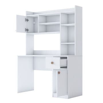 Sarnor Skrivbord 120x166x50 cm - Vit - Möbler - Bord & matgrupp - Kontorsbord - Skrivbord