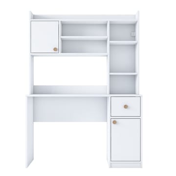 Sarnor Skrivbord 120x166x50 cm - Vit - Möbler - Bord & matgrupp - Kontorsbord - Skrivbord