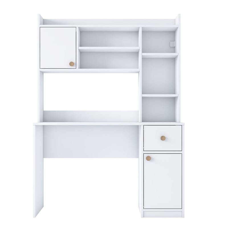 Sarnor Skrivbord 120x166x50 cm - Vit - Möbler - Bord & matgrupp - Kontorsbord - Skrivbord