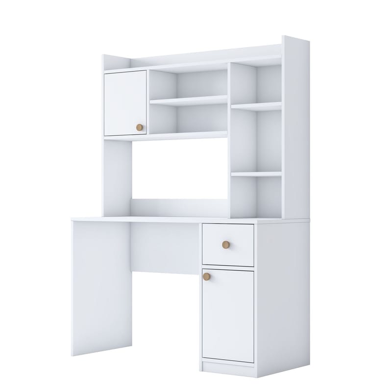 Sarnor Skrivbord 120x166x50 cm - Vit - Möbler - Bord & matgrupp - Kontorsbord - Skrivbord