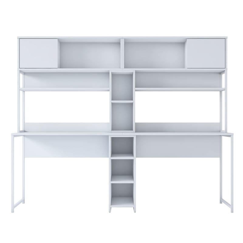 Sarnor Skrivbord 210x170,5x50 cm - Vit - Möbler - Bord & matgrupp - Kontorsbord - Skrivbord