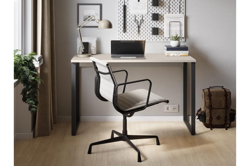 Sigmana Skrivbord 125x55 cm - Ljusgrå - Möbler - Bord & matgrupp - Kontorsbord - Skrivbord