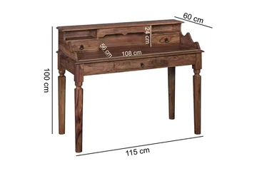 Aggrey Skrivbord 115 cm - Trä/natur - Möbler - Bord & matgrupp - Kontorsbord - Skrivbord