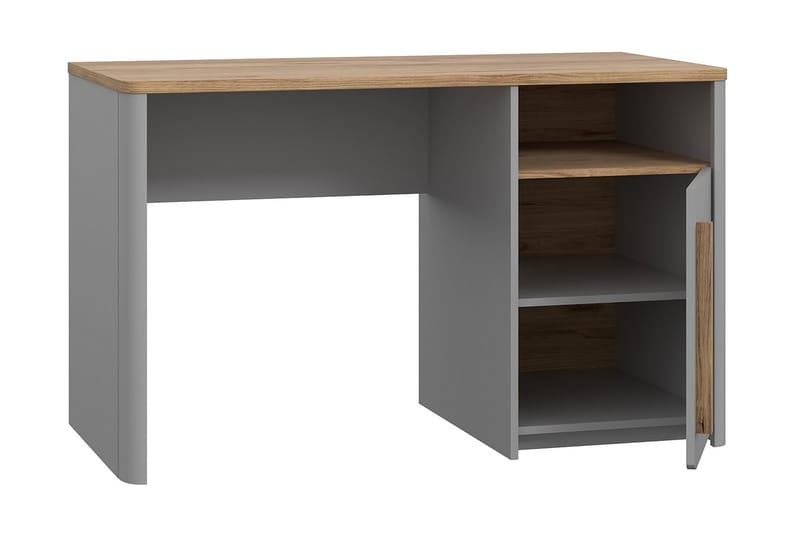 Ahmetbay Skrivbord 120 cm - Grå/Brun - Möbler - Bord & matgrupp - Kontorsbord - Skrivbord