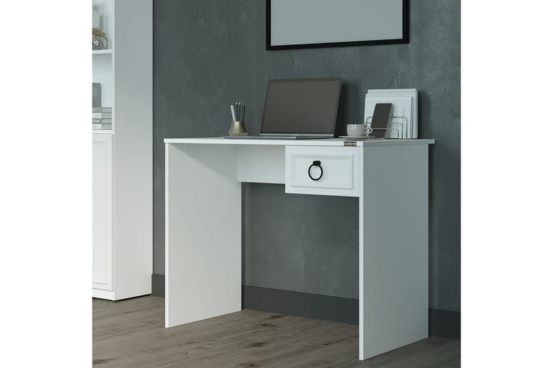 Skrivbord Ajra 90x51 cm Vit - Hanah Home - Möbler - Bord & matgrupp - Kontorsbord - Skrivbord