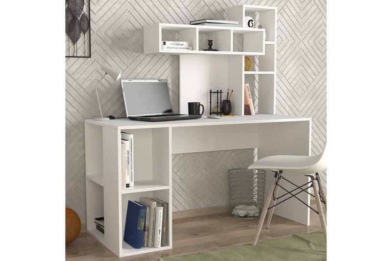 Skrivbord Alera - Guld/Vit - Möbler - Bord & matgrupp - Kontorsbord - Skrivbord