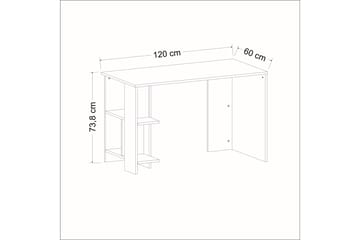 Skrivbord Alyasmin 120x60 cm Vit - Hanah Home - Möbler - Bord & matgrupp - Kontorsbord - Skrivbord