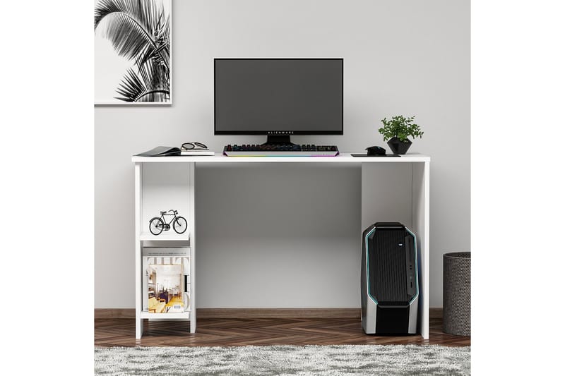 Skrivbord Alyasmin 120x60 cm Vit - Hanah Home - Möbler - Bord & matgrupp - Kontorsbord - Skrivbord