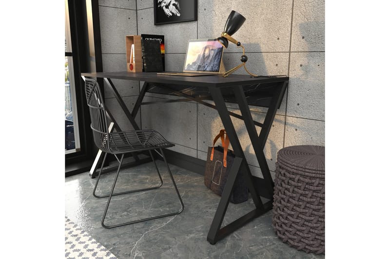 Andifli Skrivbord 60x75x120 cm - Svart - Möbler - Bord & matgrupp - Kontorsbord - Skrivbord