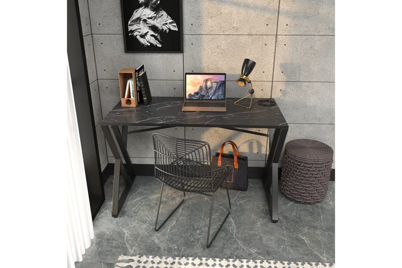 Andifli Skrivbord 60x75x120 cm - Svart - Möbler - Bord & matgrupp - Kontorsbord - Skrivbord