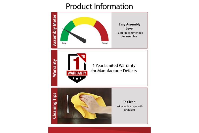 Ashlar Skrivbord 137 cm med Förvaring 4 Hyllor Brun/Svart - Dorel Home - Möbler - Bord & matgrupp - Kontorsbord - Skrivbord