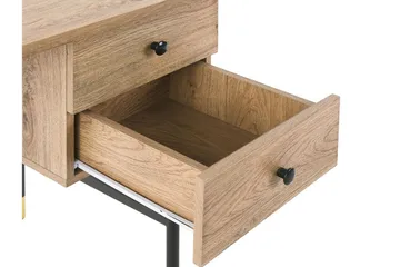 Assaria Skrivbord 120 cm med Förvaring 2 Lådor - Ljust Trä - Möbler - Bord & matgrupp - Kontorsbord - Skrivbord