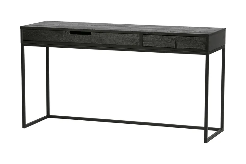 Atila Skrivbord 140 cm med Förvaring Lådor - Ek/Svart - Möbler - Bord & matgrupp - Kontorsbord - Skrivbord
