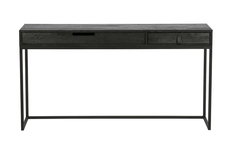 Atila Skrivbord 140 cm med Förvaring Lådor - Ek/Svart - Möbler - Bord & matgrupp - Kontorsbord - Skrivbord