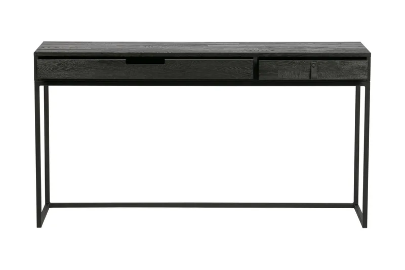 Atila Skrivbord 140 cm med Förvaring Lådor, Ek/Svart