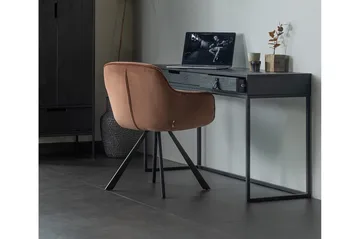 Atila Skrivbord 140 cm med Förvaring Lådor - Ek/Svart - Möbler - Bord & matgrupp - Kontorsbord - Skrivbord