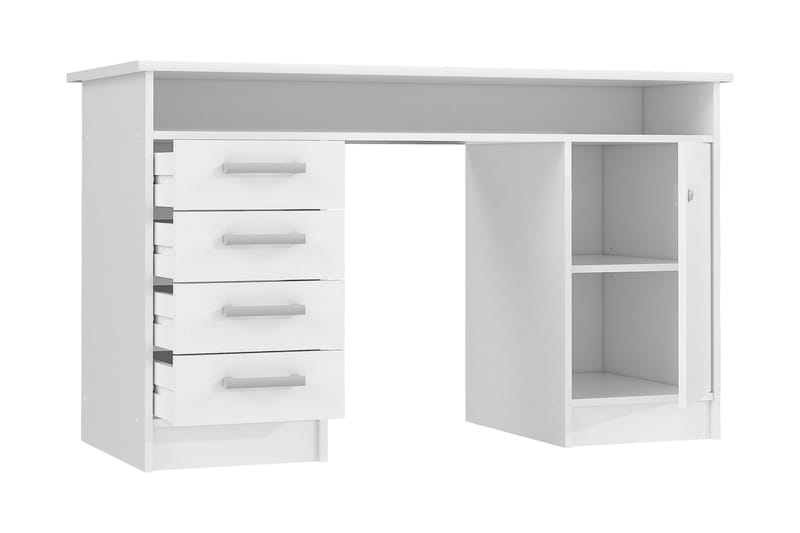Baacwood Skrivbord 126 cm - Vit - Möbler - Bord & matgrupp - Kontorsbord - Skrivbord