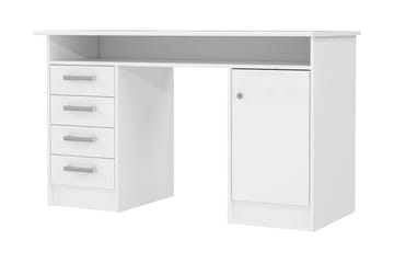 Baacwood Skrivbord 126 cm - Vit - Möbler - Bord & matgrupp - Kontorsbord - Skrivbord