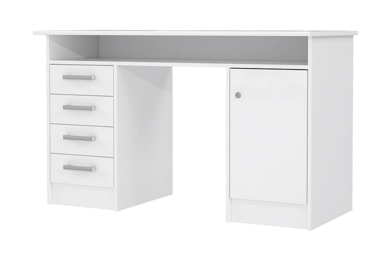 Baacwood Skrivbord 126 cm - Vit - Möbler - Bord & matgrupp - Kontorsbord - Skrivbord