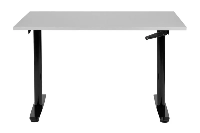 Banner Skrivbord 72x120 cm - Grå/Svart - Möbler - Bord & matgrupp - Kontorsbord - Skrivbord