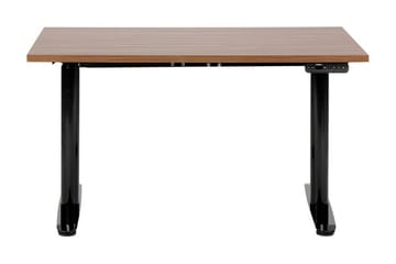 Banner Skrivbord 72x120 cm - Mörkt trä/Svart - Möbler - Bord & matgrupp - Kontorsbord - Skrivbord