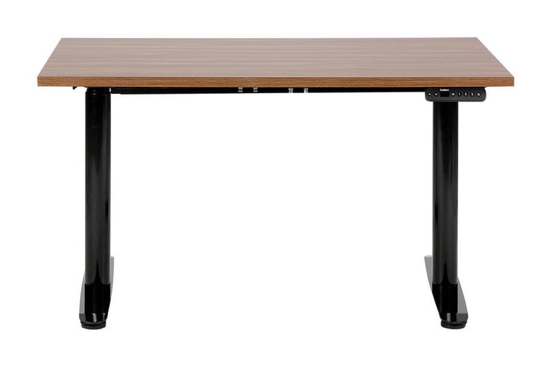 Banner Skrivbord 72x120 cm - Mörkt trä/Svart - Möbler - Bord & matgrupp - Kontorsbord - Skrivbord
