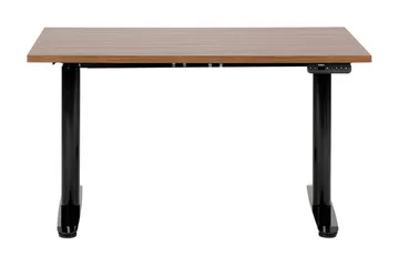 Banner Skrivbord 72x120 cm - Mörkt trä/Svart - Möbler - Bord & matgrupp - Kontorsbord - Skrivbord
