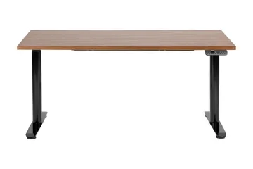 Banner Skrivbord 72x160 cm - Mörkt trä/Svart - Möbler - Bord & matgrupp - Kontorsbord - Skrivbord