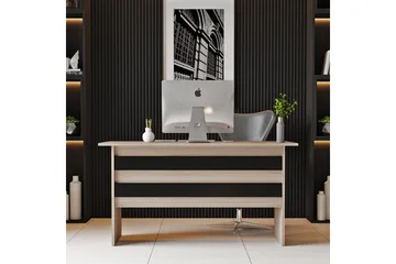 Barrock Skrivbord 140 cm - Natur/Svart - Möbler - Bord & matgrupp - Kontorsbord - Skrivbord