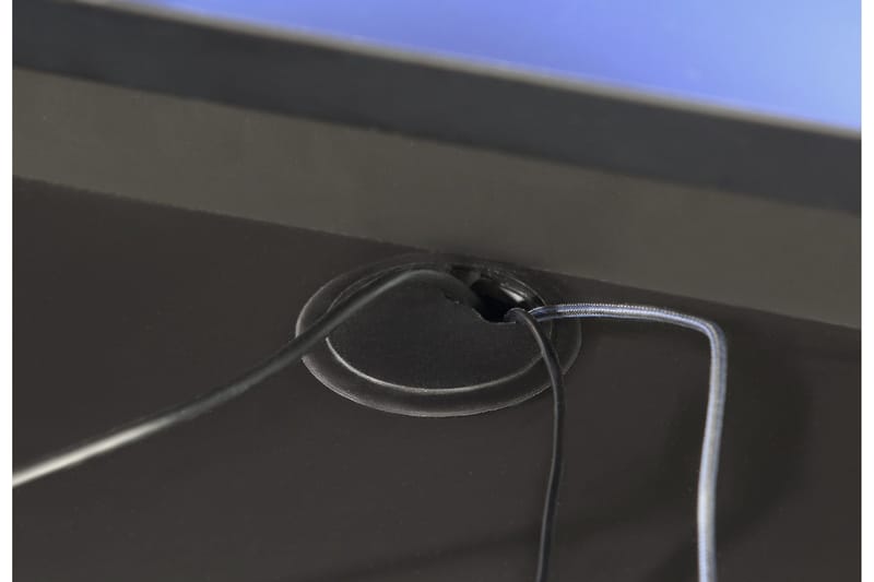 Bays Gaming Skrivbord 160 cm med Förvaring 2 Hyllor - Svart - Möbler - Bord & matgrupp - Kontorsbord - Skrivbord